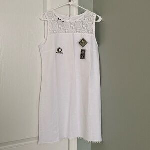 White cotton dress
